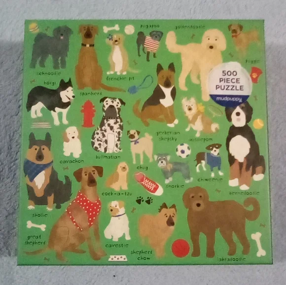 Doodle Dogs 500 Piece Jigsaw Puzzle NWT - Picture 1 of 4